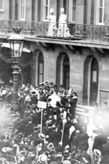 The Queen and the Queen Mother on the Palace Balcony Responding to the Call of the Populace (Coronation of Wilhelmina) Trailer
