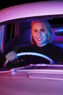 The Woman and the Car Trailer