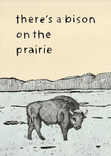 There's a Bison on The Prairie Trailer