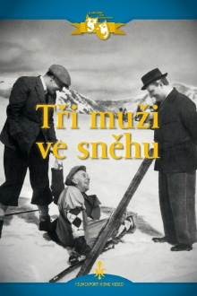 Three Men in the Snow Trailer