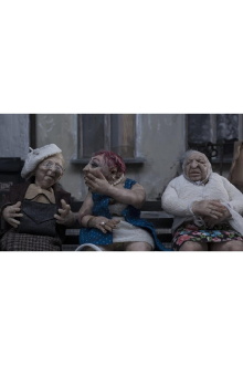 Three Women On a Bench Trailer