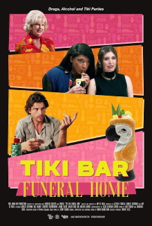 Tiki Bar Funeral Home Trailer