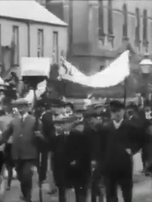 Trade Procession at Opening of Cork Exhibition Trailer