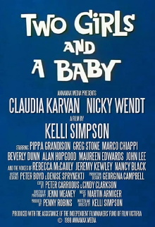 Two Girls and a Baby Trailer