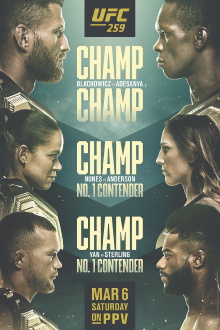 UFC 259: Blachowicz vs. Adesanya Trailer