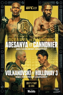 UFC 276: Adesanya vs. Cannonier Trailer