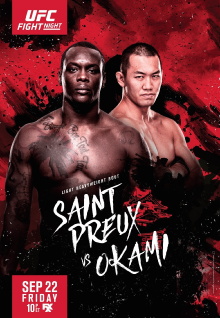 UFC Fight Night 117: Saint Preux vs. Okami Trailer