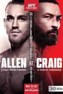 UFC Fight Night 232: Allen vs. Craig Trailer