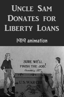 Uncle Sam Donates for Liberty Loans Trailer