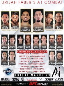 Urijah Faber's A1 Combat 19: Juarez vs. Kaldar Trailer