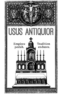 Usus Antiquior Trailer