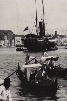 Venice, harbour scene with gondolas Trailer