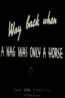 Way Back When a Nag Was Only a Horse Trailer