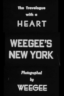 Weegee's New York Trailer