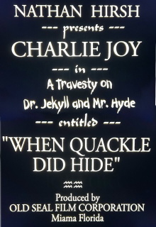 When Dr. Quackell Did Hide Trailer
