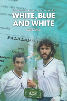 White, Blue and White Trailer