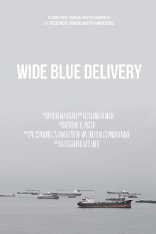 Wide Blue Delivery Trailer