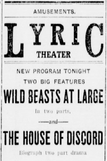 Wild Beasts at Large Trailer