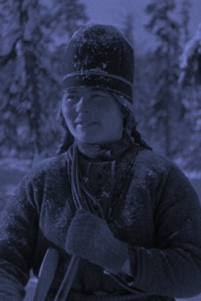 With Reindeer and Sled in Inka Länta’s Winterland Trailer