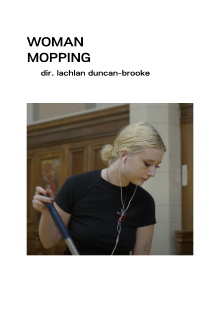 Woman Mopping Trailer