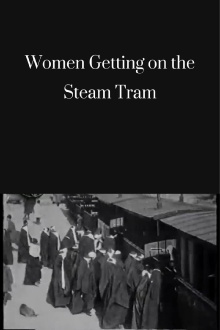 Women Getting on the Steam Tram Trailer