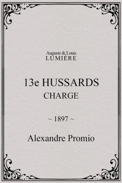 13e hussards : charge (1897)