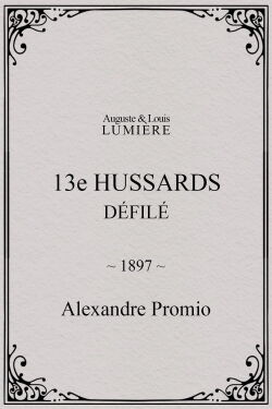 13e hussards : défilé (1897)