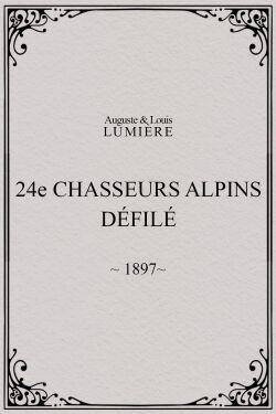 24th Chasseurs Alpins: Parade (1897)