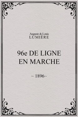 96ème de ligne en marche (1896)
