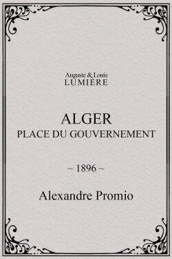 Alger : place du gouvernement (1896)