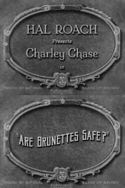 Are Brunettes Safe? (1927)