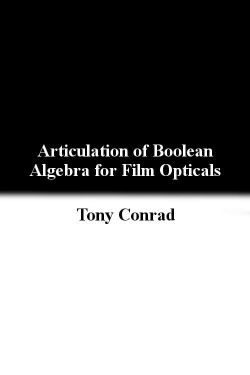 Articulation of Boolean Algebra for Film Opticals (1975)
