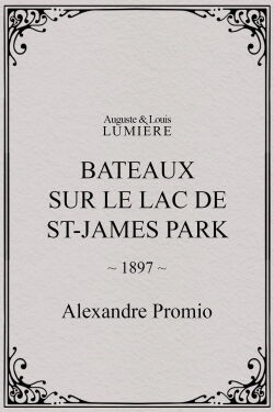 Bateaux sur le lac de St-James Park (1897)