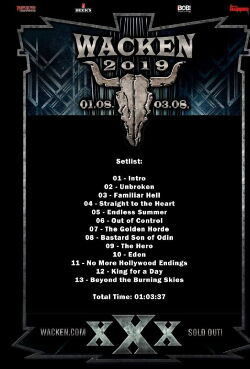 Battle Beast - Open Air At Wacken 2019 (2019)