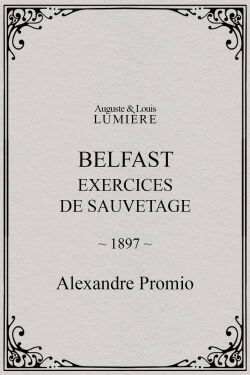 Belfast, exercices de sauvetage (1897)