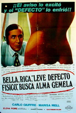 Bella, rica, con leve defecto físico (1973)