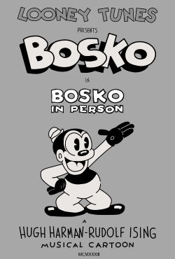 Bosko in Person (1933)