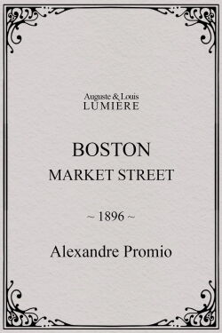 Boston, Market street (1896)