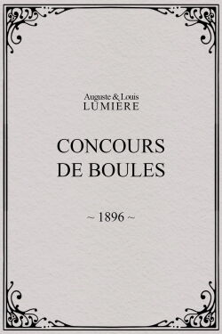 Boules Game (1896)