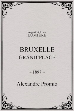 Bruxelles, Grand’Place (1897)