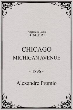 Chicago, Michigan avenue (1896)