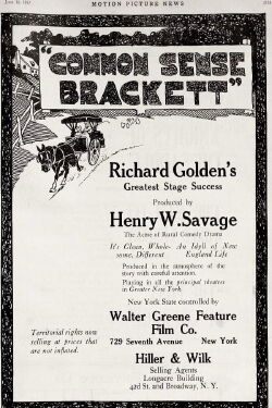Common Sense Brackett (1916)