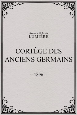 Cortège des anciens Germains (1896)