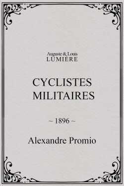 Cyclistes militaires (1896)
