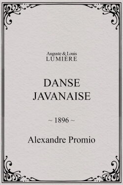 Danse javanaise (1896)
