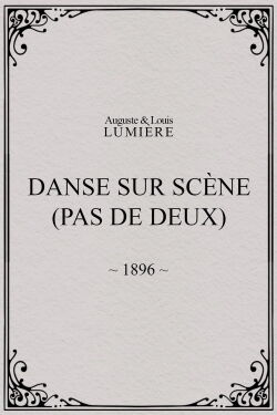 Danse sur scène (pas de deux) (1896)