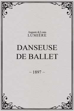 Danseuse de ballet (1897)