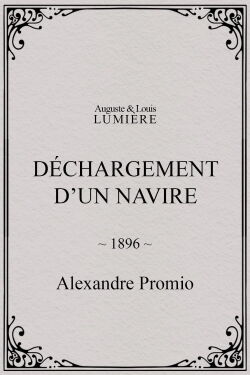 Déchargement d’un navire (1896)