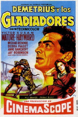 Demetrio el gladiador (1954)