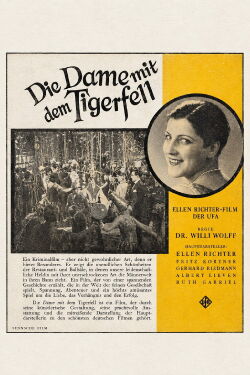 Die Dame mit dem Tigerfell (1927)